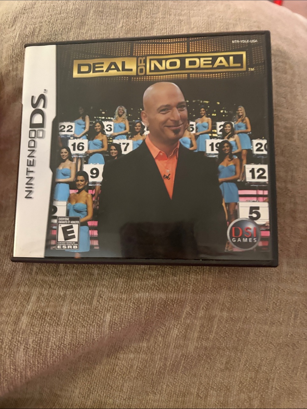 Nintendo Deal or No Deal Game - Black & Gold Cover with Blue Accents